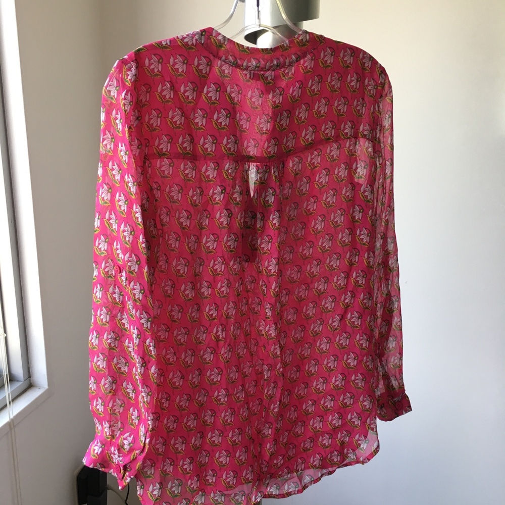 DIANE V. FURSTENBERG Esti printed silk blouse - Picture 2 of 8